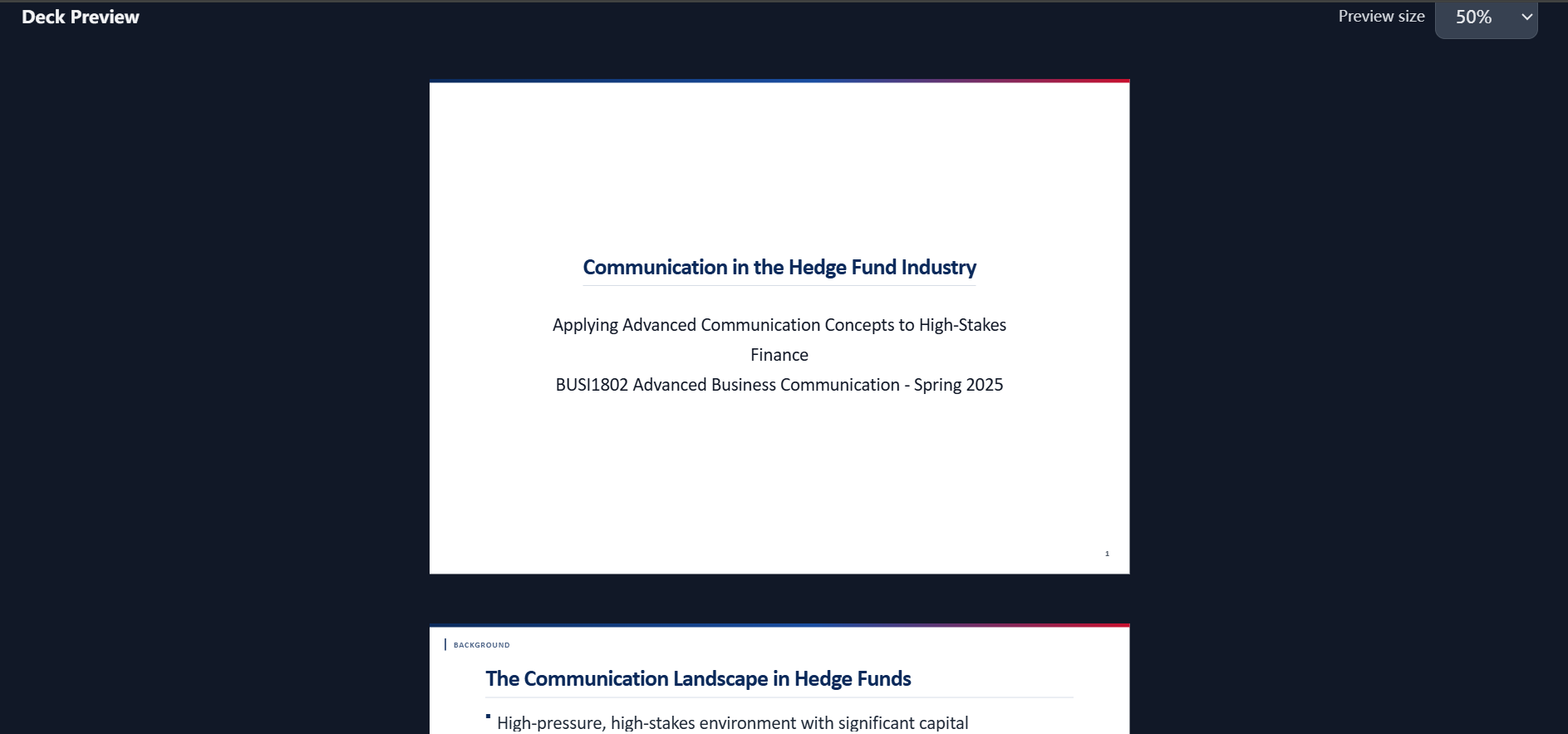 RubricFlow: Generate Deck Now and deck preview